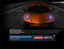 Tablet Screenshot of lambocars.com